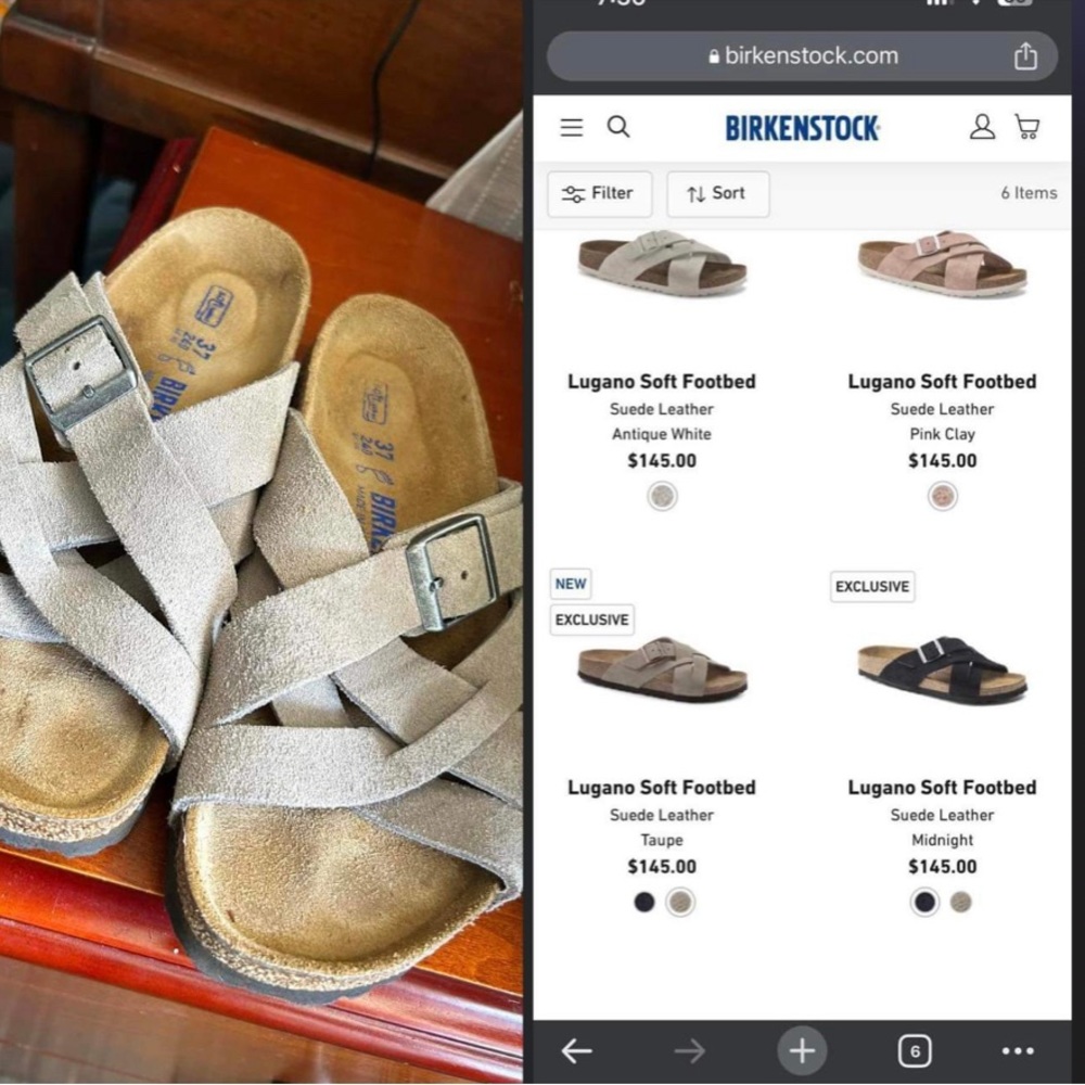 Birkenstock Lugano size 37